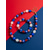 billiga Tillbehör-Patriotiska halsband med hartspärlor för kvinnor, set med armband för amerikanska 250-årsjubileum, självständighetsdagen, vardagskläder och smycken för resor och semester