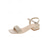 cheap Mother of Bride/Groom-Women's Green Block Heel Sandals with Crystal Embellished Strap, Elegant Mother of the Bride Shoes for Garden Wedding, Comfortable Low Heel Dress Sandals for Outdoor Ceremony