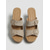 abordables Sandales à glissière-Mules chics noires à double boucle et plateforme pour femmes - mules confortables à talon bloc imitation bois avec détails cloutés, idéales pour les séjours en plein air et les vacances tropicales.