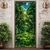 cheap Garage &amp; Door Banners-Posters Door Cover Outdoor Banners Forest Rustic Cottagecore 3D Party Dorm Teens Room College Dorm Guys Man Cave Frat Bedroom Shooting Backgrounds Home Decor