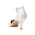 ieftine Mama miresei/mirelui-Pantofi cu toc mic de culoare șampanie pentru femei, cu bareta la gleznă, pantofi eleganți pentru soacra miresei pentru nuntă în grădină, pantofi rochie cu toc jos și vârf ascuțit pentru ceremonii în