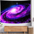 abordables Tapices de pared-Tapiz de pared con galaxia espiral, universo, nebulosa, espacio exterior, centro dorado brillante, cañones cósmicos, arte cinematográfico, colgante de pared para sala de estar, dormitorio, oficina,