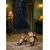 abordables Años 1920 &amp; Era Gatsby-Tacones altos Gatsby para mujer de los años 20: elegantes sandalias de tiras doradas metalizadas con dije de diamantes de imitación brillantes. &amp;Tacón de aguja para fiestas temáticas estilo flapper,