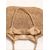 billige Reise- og feriebager-Stor vevd toteveske for kvinner, heklet materiale, tilgjengelig i off-white og khaki, romslig design, perfekt for hverdagsbruk og strandferie