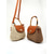 cheap Vacation &amp; Travel Bags-Women's Vintage Straw Woven Handbag with Bamboo Handle, Leather Flap Crossbody Bag with Adjustable Strap, Summer Beach Vacation &amp; Daily Casual Tote, Multi-Color Available