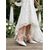 preiswerte Braut-Champagnerfarbene Brautpumps für Damen – elegante, bestickte Hochzeitsschuhe mit Blockabsatz für Gartenhochzeiten