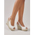 economico Sandali con zeppa-Eleganti sandali con zeppa neri in vernice da donna - espadrillas con plateau e punta aperta e cinturino regolabile per vacanze in crociera e cene su yacht di lusso &amp;eventi serali estivi