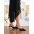 voordelige Moeder van de Bruid/De Bruidegom-Dames pumps met slingback en kittenhak in nude mesh met geweven details, elegante schoenen voor de moeder van de bruid voor een tuinbruiloft, pumps met spitse neus en lage hak voor een ceremonie in de