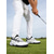 tanie Męskie buty golfowe-Męskie Zabytkowe Sportowy Codzienny Codzienny Na zewnątrz Golf Mikrowłókno Wygodny Sznurowane Czarny i biały Biały / Niebieski Czarny Lato Wiosna Jesień