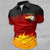 baratos Polo estampado masculino-Copa de Futebol de 2026 Homens Futebol Americano Alemanha Polo com zíper Manga Curta Camisas polo Aberto para a Lateral Roupa de Esporte Casual Diário Praia Rua Feriado 3D Imprimir Primavera Verão