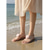 voordelige Platte Sandalen-Elegante abrikooskleurige jelly sandalen voor dames - waterdichte teenslippers met 3D-bloemenversieringen voor strandvakanties en feestjes bij het zwembad. &amp;zomer resortkleding