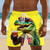 billige Dyr og fugler-Herre Krokodillemønster Morsom tegneseriedyr Badeshorts Surfeshorts Medium Midje Hawaiisk Strandferie Sidelommer Mesh fôr Elastisk snøring i midjen Designer Klær
