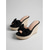 abordables Sandales compensées-Sandales compensées chics en daim rose pour femmes - sandales à plateforme confortables ornées d'un grand nœud, idéales pour les piscines d'hôtels de luxe et les stations balnéaires. &amp;vacances d'été