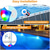 abordables Éclairage subaquatique-Projecteurs LED pour piscine avec contrôle par application, éclairage submersible sous-marin dimmable 20 W avec aimants, étanche IP68, éclairage 12 V à changement de couleur avec minuterie pour