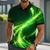 cheap Men's Geometric Polo-Men's Abstract Golf Sports Polo Shirts Short Sleeve Polo Shirts Collared Shirts Casual Athleisure Buttons Spring &amp; Summer Blue Gold Green