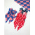 cheap Accessories-Women's Patriotic Polyester Bow Hair Clip, Large Multi-Pattern Flag Print Hair Bow Barrette for USA 250th Anniversary, Independence Day, Casual Wear, Travel and Vacation Styling