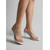 economico Sandali con tacco-Sandali da donna con tacco a blocco trasparente e cinturino trasparente, moderni sandali minimalisti con punta aperta per cocktail party, eleganti scarpe da sera, club &amp;eventi formali