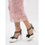 levne Retro styl 50. let-Dámské retro Mary Janes boty z 50. let - elegantní červeno-černé lodičky s T-strapcem, mašlí a platformou na vysokém podpatku pro rockabilly večírky a vintage svatby. &amp;akce klasického tance