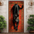 cheap Garage &amp; Door Banners-Posters Door Cover Outdoor Banners Leopard Cute 3D Party Dorm Teens Room College Dorm Guys Man Cave Frat Bedroom Shooting Backgrounds Home Decor