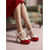 abordables Retro de los años 50-Zapatos de tacón Mary Jane clásicos de los años 50 para mujer: elegantes zapatos de salón con lazo blanco y negro y tacón de bloque para fiestas de té retro, trabajo de oficina, etc. &amp;eventos formales
