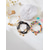voordelige Vakantieaccessoires-Dames boho elastische enkelbandjes met kralen, gemaakt van legeringskralen, rekbaar, veelkleurig, trendy zomersieraden voor de voeten, perfect voor vakantie, reizen en dagelijks gebruik.
