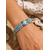 preiswerte Urlaubszubehör-Türkisfarbenes Damenarmband im Bohème-Stil aus einer Legierung, mehrfarbig, ideal für Alltag, Urlaub und Reisen
