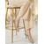 voordelige Moeder van de Bruid/De Bruidegom-Gouden glitterballerina's voor dames met parelversiering, elegante schoenen voor de moeder van de bruid bij een stadsbruiloft, comfortabele ballerina's met spitse neus voor formele gelegenheden.