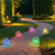 preiswerte Unterwasserlampen-Schwimmende Poolleuchten, RGB-Farbwechsel-Solar-Poolleuchten mit 9 dynamischen Lichtmodi, IP44 wasserdicht, zum Aufhängen, für Teich, Badewanne, Whirlpool, Gartenparty