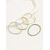 economico Accessori per le vacanze-set di braccialetti elastici con perline bohémien da donna, 4 braccialetti, design con perline e accenti dorati, perfetti per le vacanze al mare e per l'abbigliamento casual quotidiano