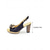 voordelige Moeder van de Bruid/De Bruidegom-dames bruine sandalen met hak &amp;Bijpassende tassenset - elegante outfit voor moeder op een stadsbruiloft of formele gelegenheid