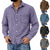 abordables camisa con botones para hombre-Hombre Camisa Camisa casual camisa de la vendimia Abotonar la camisa Camisa 100% algodón con lavado ácido Azul Piscina Negro Verde Claro Vino Azul Marino Manga Larga Plano Diseño Ropa de calle Noche