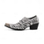 voordelige Elementaire Dress Schoenen-Herenloafers van leer met zebraprint – hoogwaardige modeschoenen voor speciale gelegenheden en avondjes uit.