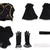 baratos Fantasias Anime-Anime Vestidos Roupa Trajes de cosplay Vestidos Baile de Máscaras Baile de Formatura Bandagem Anime Expo Ocasiões Especiais Para Mulheres Adulto