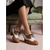 billige 1950-talls retro-Damesko i svart og hvitt fra 1950-tallet – klassiske tofargede brogues med snøring for retrofester og swingdans &amp;preppy hverdagsklær