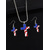 billige Tilbehør-Sett med korskjede og øredobber i legering til dame, patriotiske smykker i gull og sølv, sett med amerikansk flagganheng og øredobber til USAs 250-årsjubileum, uavhengighetsdagen, fritidsklær og ferie