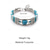 preiswerte Urlaubszubehör-Türkisfarbenes Damenarmband im Bohème-Stil aus einer Legierung, mehrfarbig, ideal für Alltag, Urlaub und Reisen