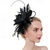 お買い得  ファシネーター-魅力的な人 ファブリック 羽毛 結婚式 誕生日 エレガント かわいいスタイル レトロ風 と フェザー かぶと 帽子