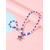 abordables Accesorios-Conjunto de collar y pulsera patrióticos de acrílico para mujer, joyería de cuentas rojas, blancas y azules de varios estilos para la celebración del 250 aniversario de Estados Unidos, el Día de la Independencia y para uso diario informal.