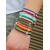 preiswerte Zubehör-Geflochtenes Herrenarmband aus Kunstleder in verschiedenen Farben, inspiriert von der Fußballflagge – ideal für Fußballspiele, Fans, Teamgeist und als lässiges Accessoire am Spieltag.