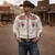 abordables camisas occidentales de los hombres-Hombre Impresión 3D Estampado Floral Flores camisa occidental Abotonar la camisa Camisa vaquera Manga Larga retro de la vendimia Exterior Festivos Primavera Otoño Cuello Vuelto camisas con cuello Dos