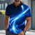 cheap Men's Geometric Polo-Men's Abstract Golf Sports Polo Shirts Short Sleeve Polo Shirts Collared Shirts Casual Athleisure Buttons Spring &amp; Summer Blue Gold Green