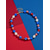 billiga Tillbehör-Patriotiska halsband med hartspärlor för kvinnor, set med armband för amerikanska 250-årsjubileum, självständighetsdagen, vardagskläder och smycken för resor och semester