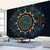 cheap Wall Tapestries-Bohemian Galaxy Mandala Wall Tapestry Starry Night Sky Peacock Feather Medallion Wall Hanging Psychedelic Celestial Art Home Decor Bedroom Living Room Backdrop