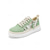 cheap Men-Men's Beige Canvas Sneakers with Patterned Side Panels, Breathable and Stylish, Ideal for Outdoor Resort, Travel and Casual Outings