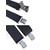 billige Bryllup ACC-Elastiske justerbare seler i polyester for menn i flere farger for bryllupsfester, kontorpendling, forretningsantrekk og formell bruk