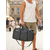 abordables Bolsos de viaje para vacaciones-Bolsa de lona impermeable de poliéster para mujer, multicolor, gran capacidad con múltiples compartimentos, plegable y compacta, ideal para uso diario, vacaciones y viajes.