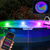 abordables Éclairage subaquatique-Projecteurs LED pour piscine avec contrôle par application, éclairage submersible sous-marin dimmable 20 W avec aimants, étanche IP68, éclairage 12 V à changement de couleur avec minuterie pour