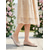 voordelige Moeder van de Bruid/De Bruidegom-Dames ballerina's van roze kant, elegante geborduurde instapschoenen voor de moeder van de bruid, tuinbruiloft &amp;formele dag evenementen