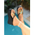 ieftine Sandale cu platformă tip pană-Sandale negre elegante cu platformă pentru femei - sandale elegante cu platformă și barete încrucișate pentru vacanțe de lux la hoteluri, relaxare la piscină pe timpul verii &amp;ținute de stațiune