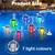preiswerte Unterwasserlampen-Schwimmende Poolleuchten, RGB-Farbwechsel-Solar-Poolleuchten mit 9 dynamischen Lichtmodi, IP44 wasserdicht, zum Aufhängen, für Teich, Badewanne, Whirlpool, Gartenparty